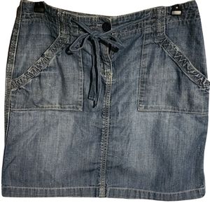 New York & Company Denim Mini Skirt‎ Women's Size 4